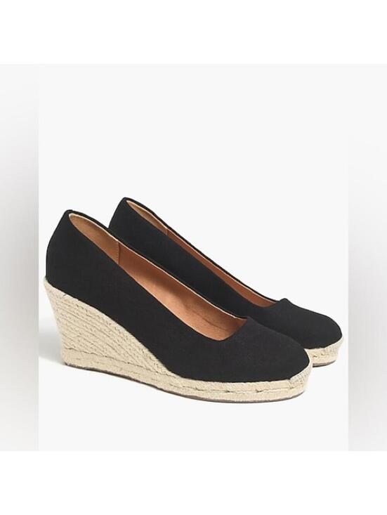 J. Crew Shoes - J. Crew Women’s Seville Canvas Espadrille, Black